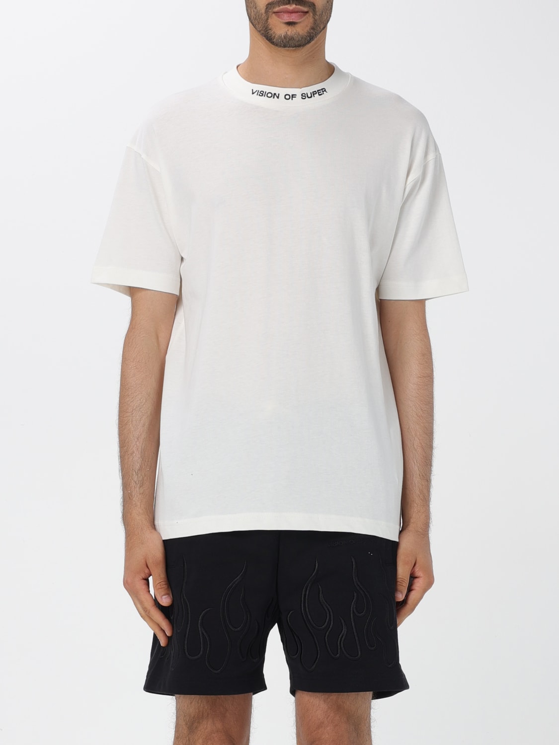 VISION OF SUPER: T-shirt men - White | Vision Of Super t-shirt VS01095 ...