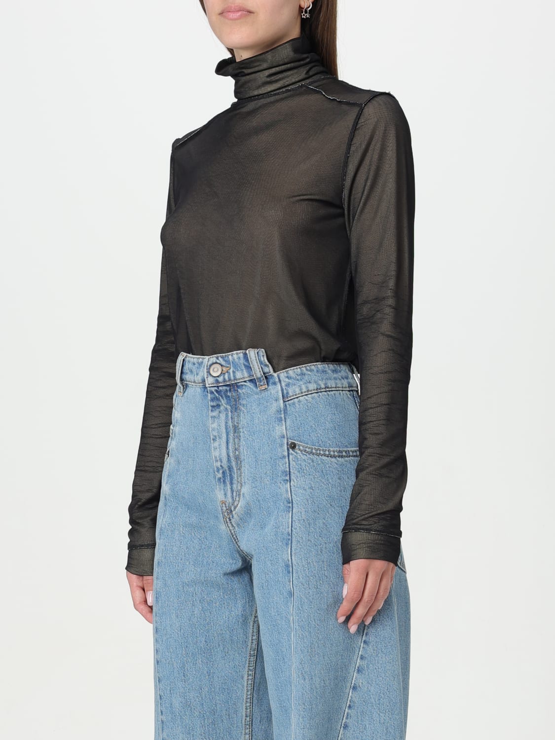 MAISON MARGIELA トップス: トップス レディース Maison Margiela, ブラック - Img 4