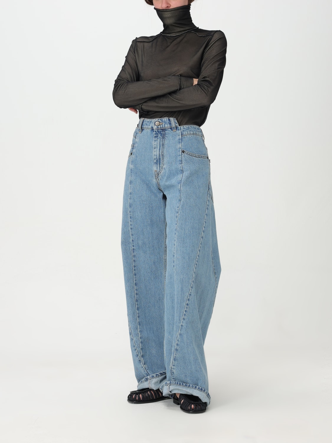 MAISON MARGIELA トップス: トップス レディース Maison Margiela, ブラック - Img 6