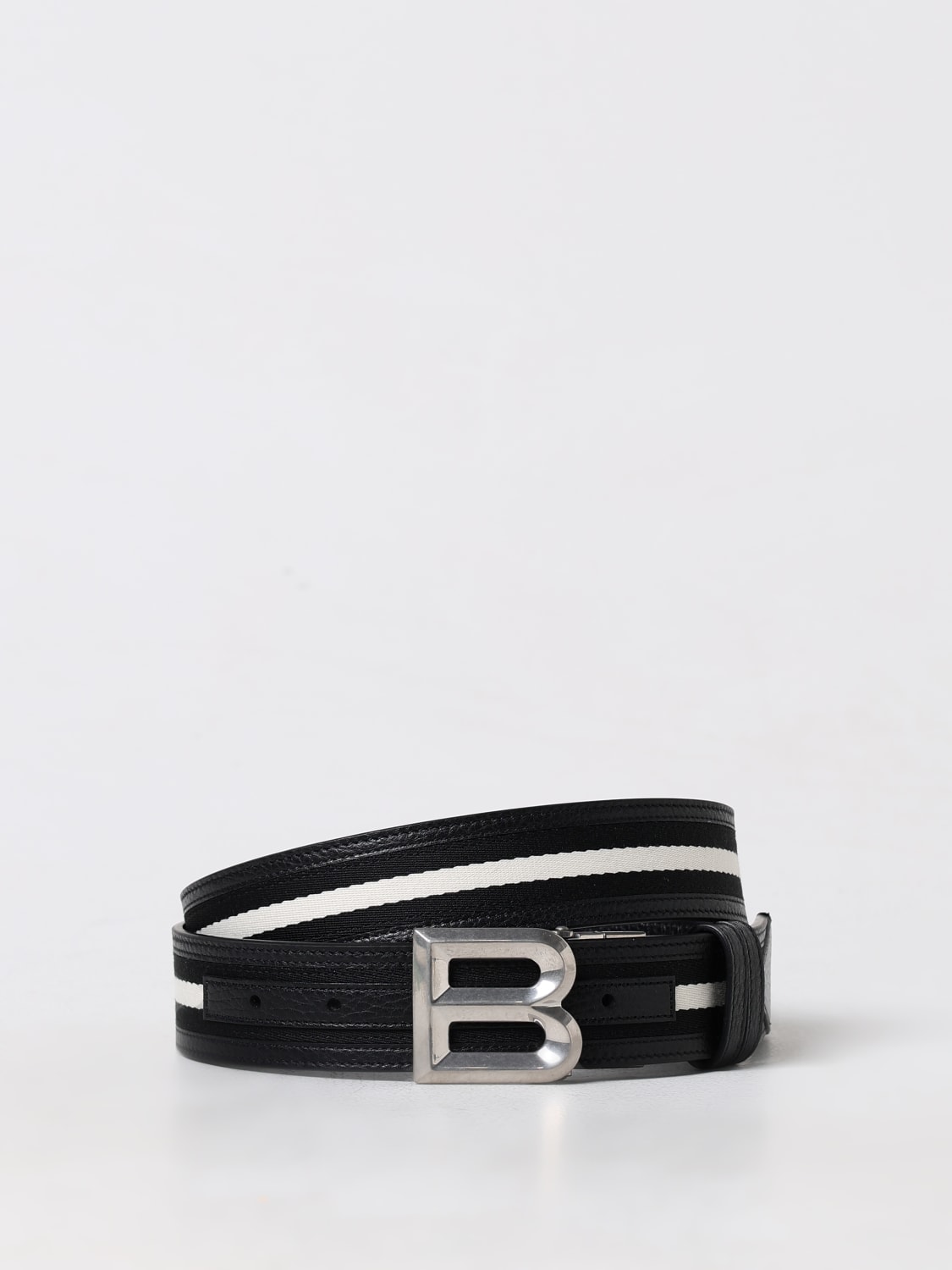 BALLY Belt men Black Bally belt MBG00XSI057 online at GIGLIO.COM