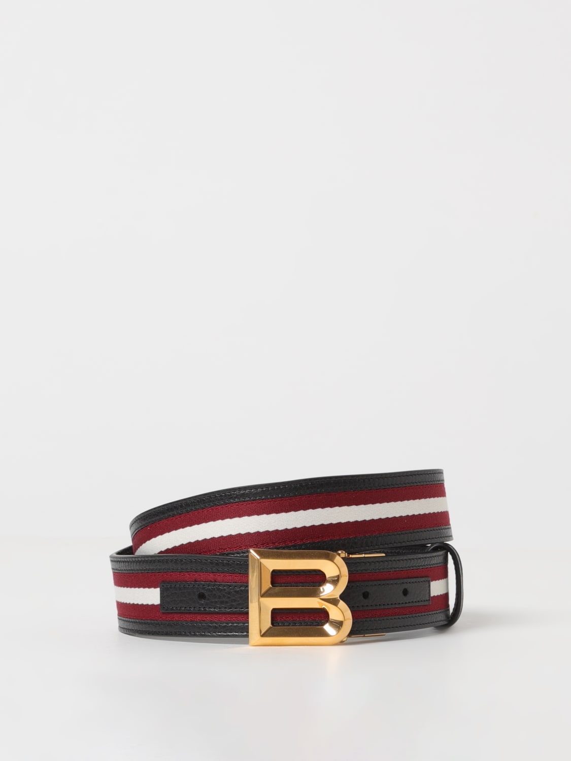 BALLY CINTURA: Cintura Bally reversibile in pelle , Marrone - Img 1