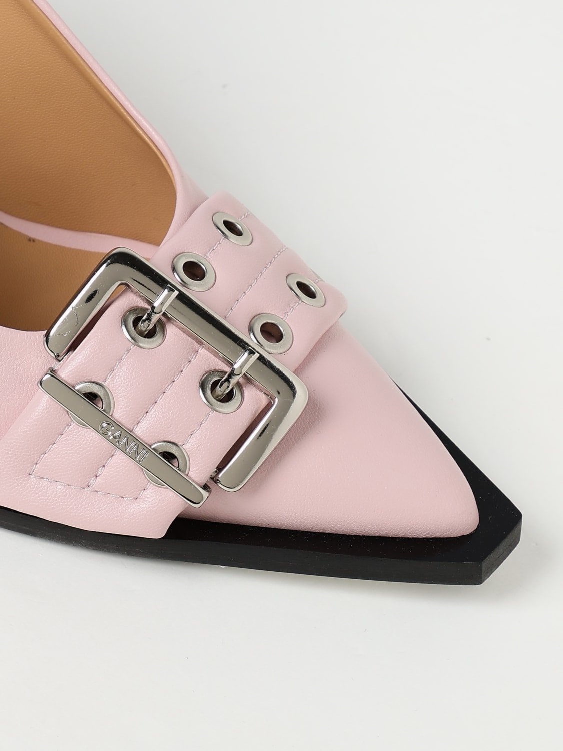 GANNI: Shoes woman - Pink | Ganni high heel shoes S2489 online at ...