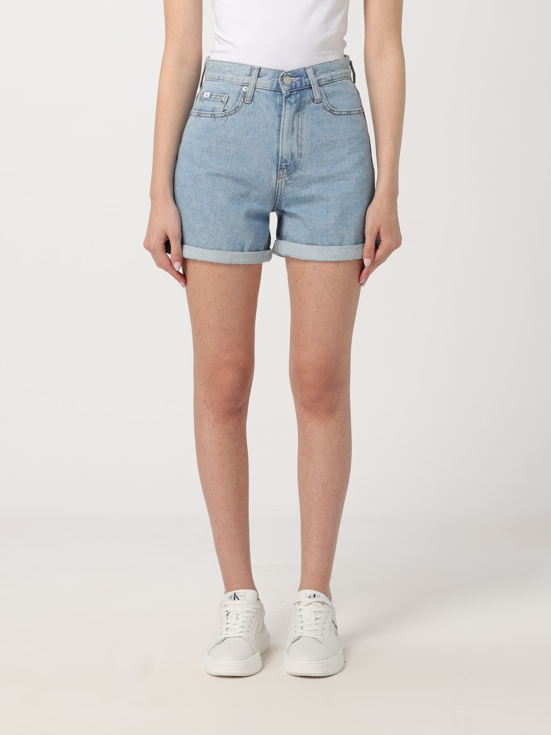 CALVIN KLEIN SHORT: Short woman Ck Jeans, Denim - Img 1