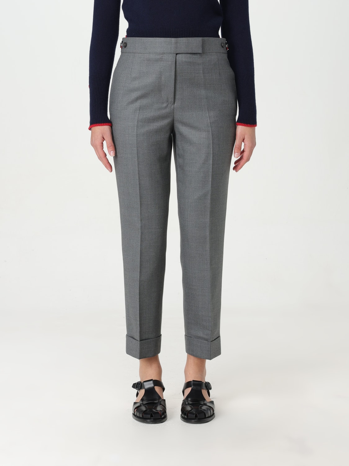 ボトムスその他 THOM BROWNE Women Pants FTC392A04346035 Grey THOM BROWNE: Pants woman - Grey | Thom Browne pants