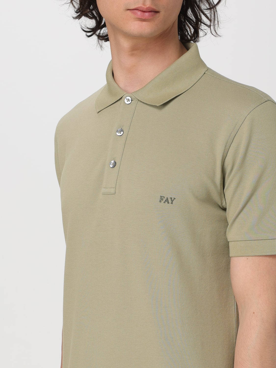 FAY POLO: Polo herren Fay, Military - Img 3