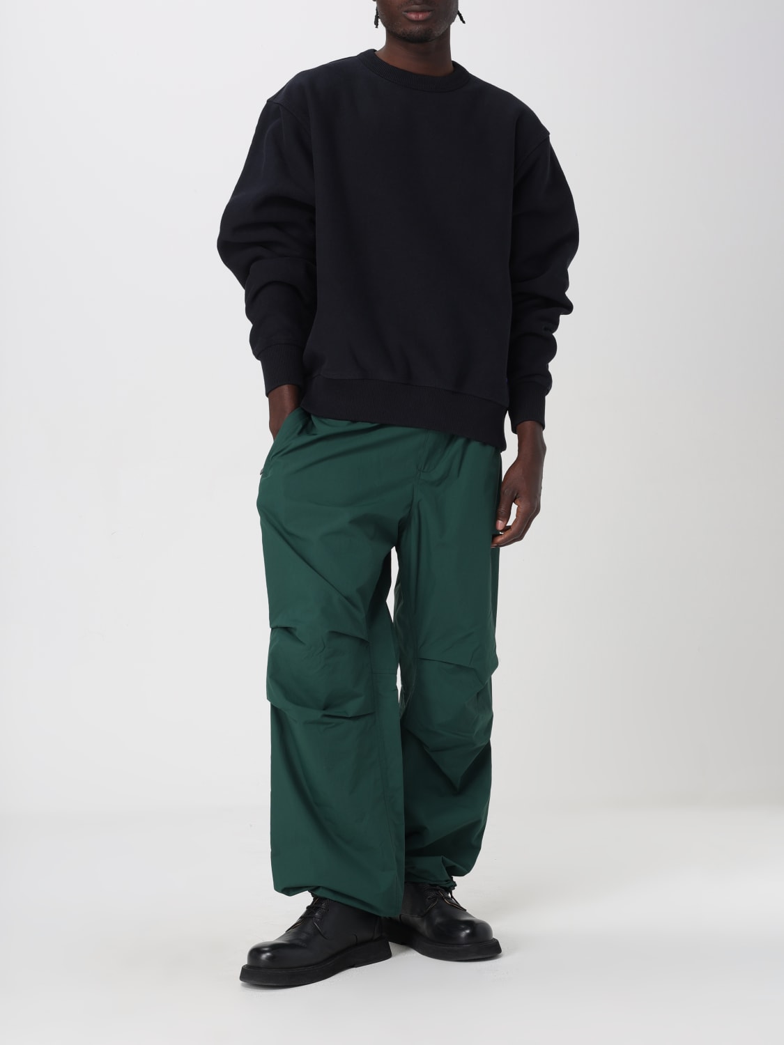 Burberry green pants hotsell