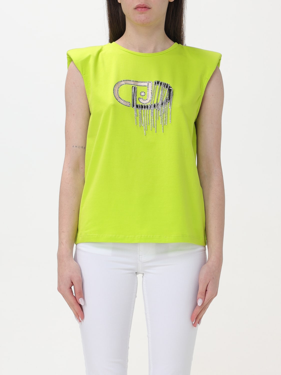 LIU JO T-SHIRT: T-shirt woman Liu Jo, Green - Img 1