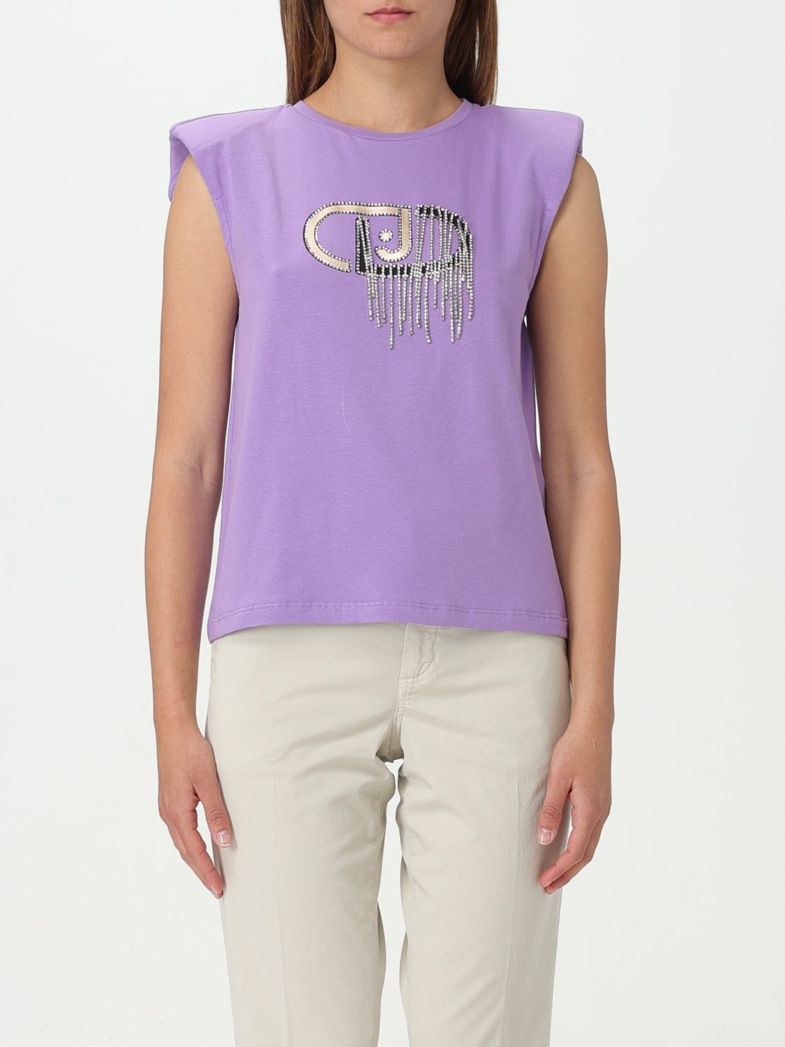 LIU JO T-SHIRT: T-shirt woman Liu Jo, Wisteria - Img 1