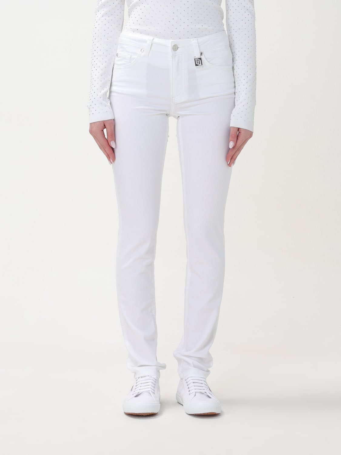 LIU JO HOSE: Jeans damen Liu Jo, Weiß - Img 1