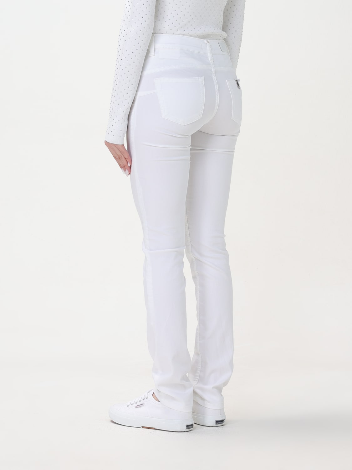 LIU JO HOSE: Jeans damen Liu Jo, Weiß - Img 2