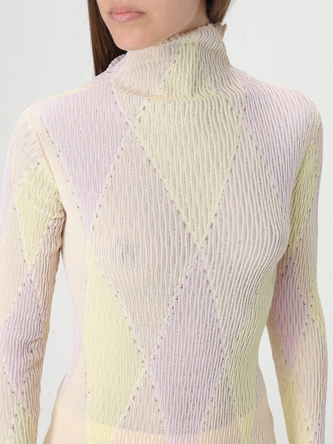 BURBERRY SWEATER: Sweater woman Burberry, Multicolor - Img 4