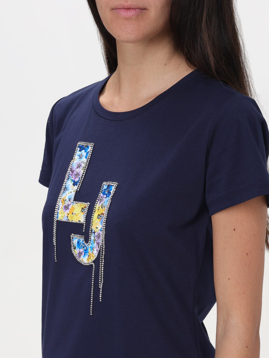 LIU JO T-SHIRT: T-shirt woman Liu Jo, Blue - Img 3