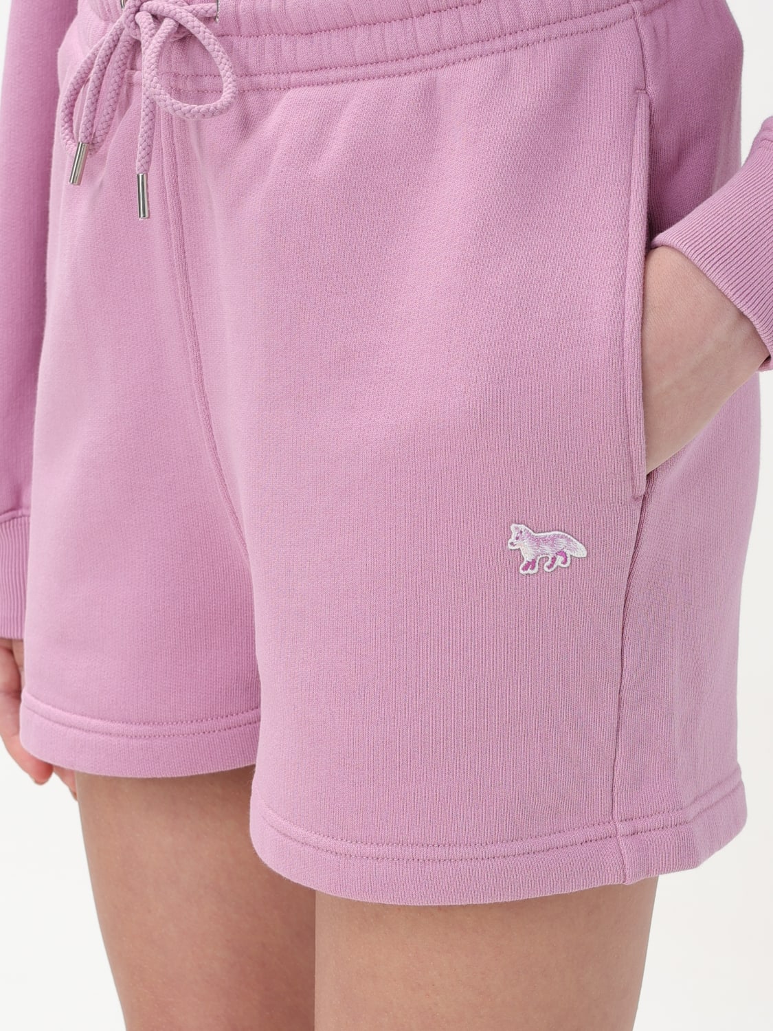 MAISON KITSUNE Short femme Rose Short Maison Kitsune MW01113KM0321 en ligne sur GIGLIO.COM