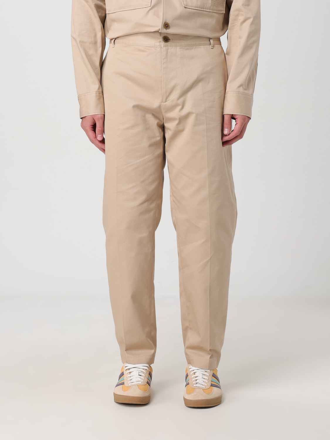 MAISON KITSUNÉ HOSE: Hose herren Maison KitsunÉ, Beige - Img 1