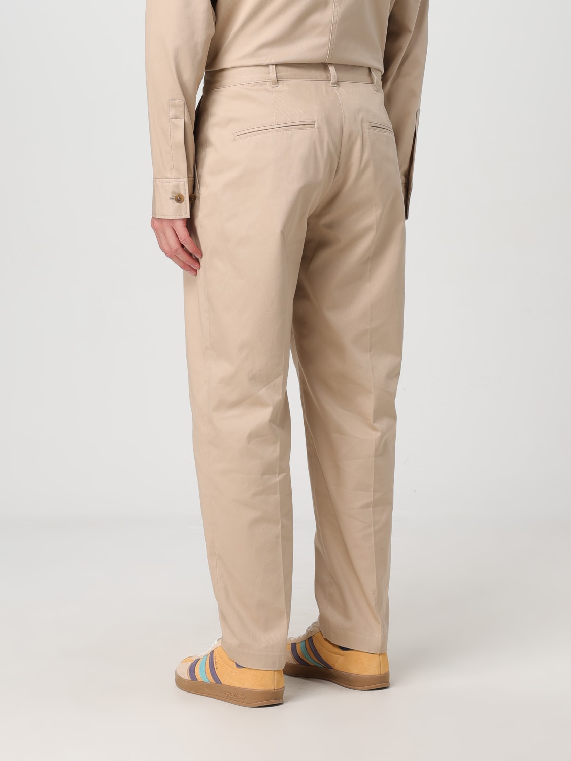 MAISON KITSUNÉ HOSE: Hose herren Maison KitsunÉ, Beige - Img 3