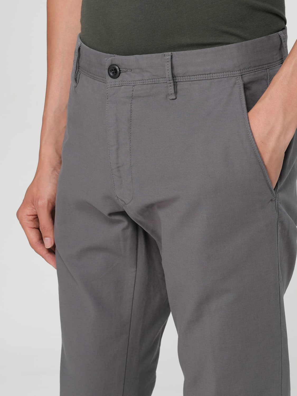 INCOTEX PANTALON: Pantalon homme Incotex, Gris - Img 3