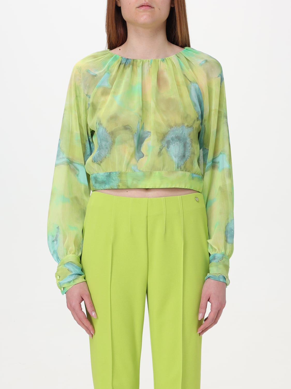 LIU JO TOP: Shirt woman Liu Jo, Green - Img 1