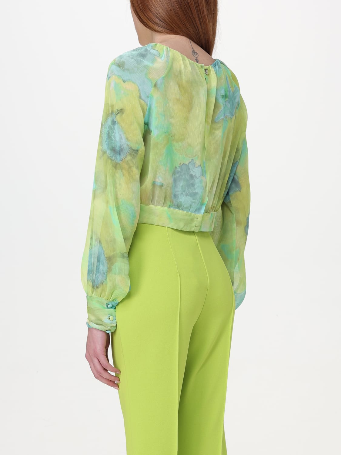 LIU JO TOP: Shirt woman Liu Jo, Green - Img 2