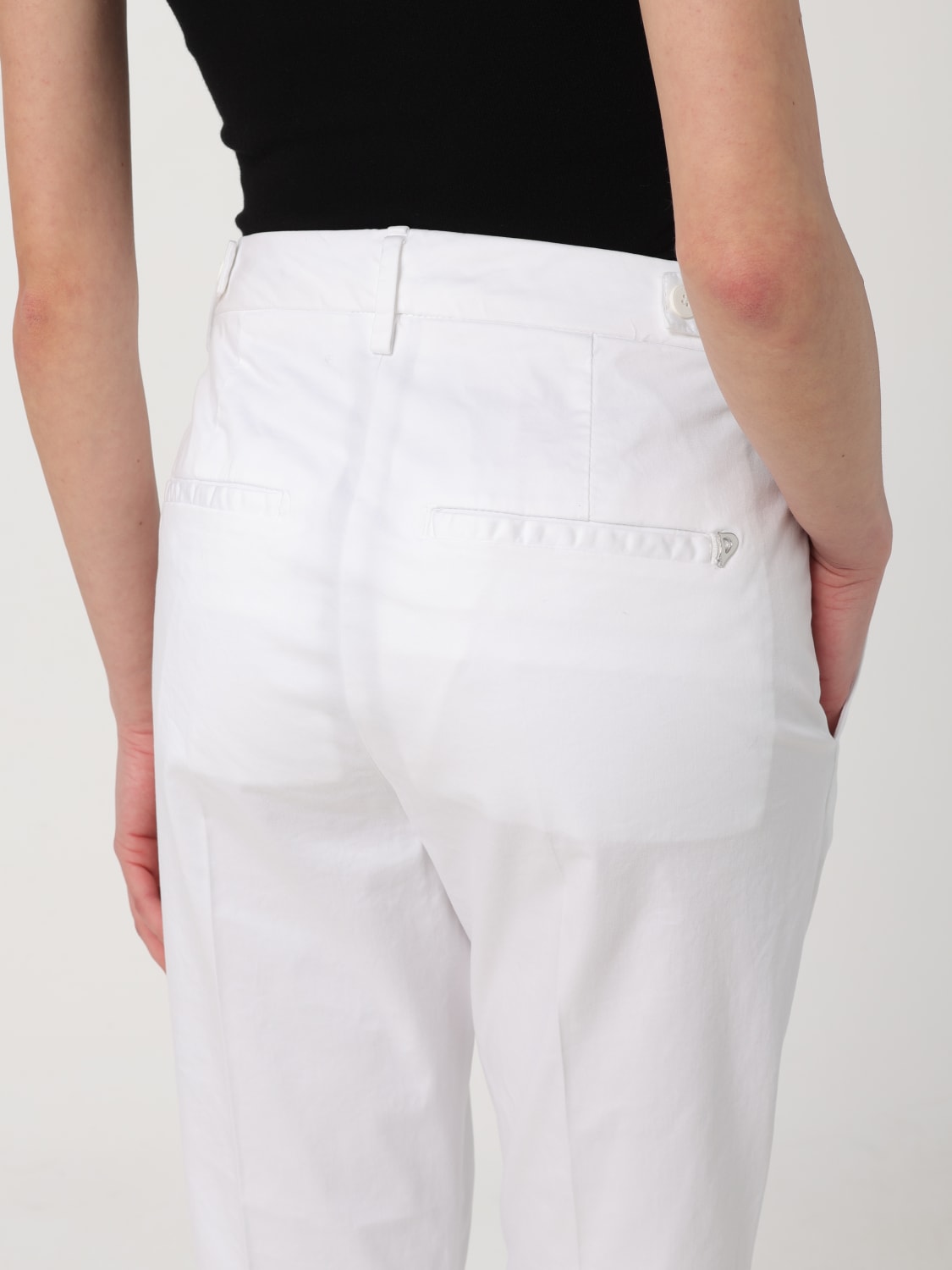 DONDUP PANTALONE: Pantalone donna Dondup, Bianco - Img 3