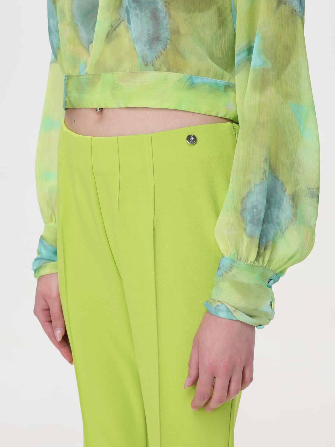 LIU JO PANTALONES: Pantalón mujer Liu Jo, Verde - Img 3