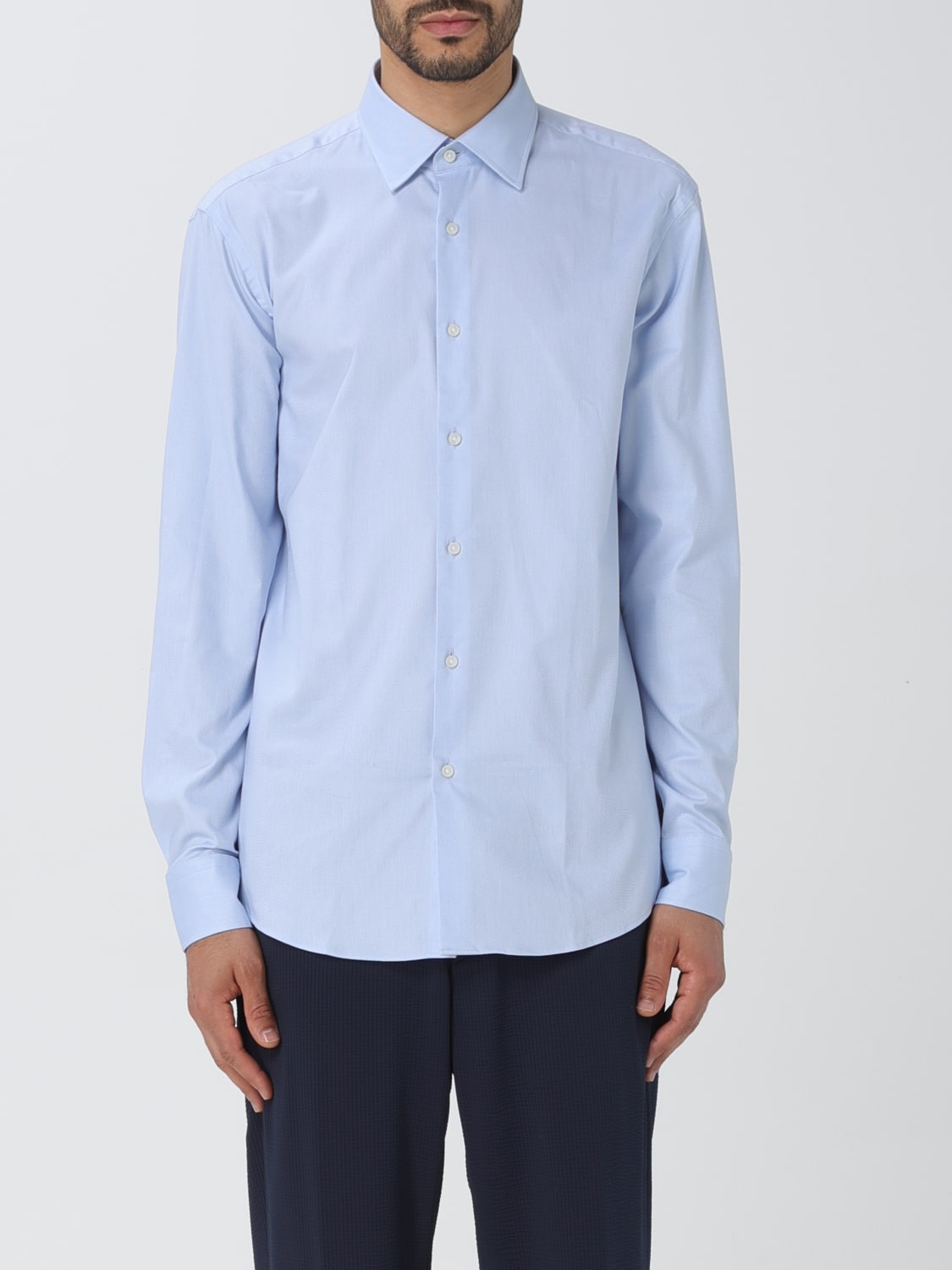 BOSS: Shirt men - Sky Blue | Boss shirt 50508772 online at GIGLIO.COM