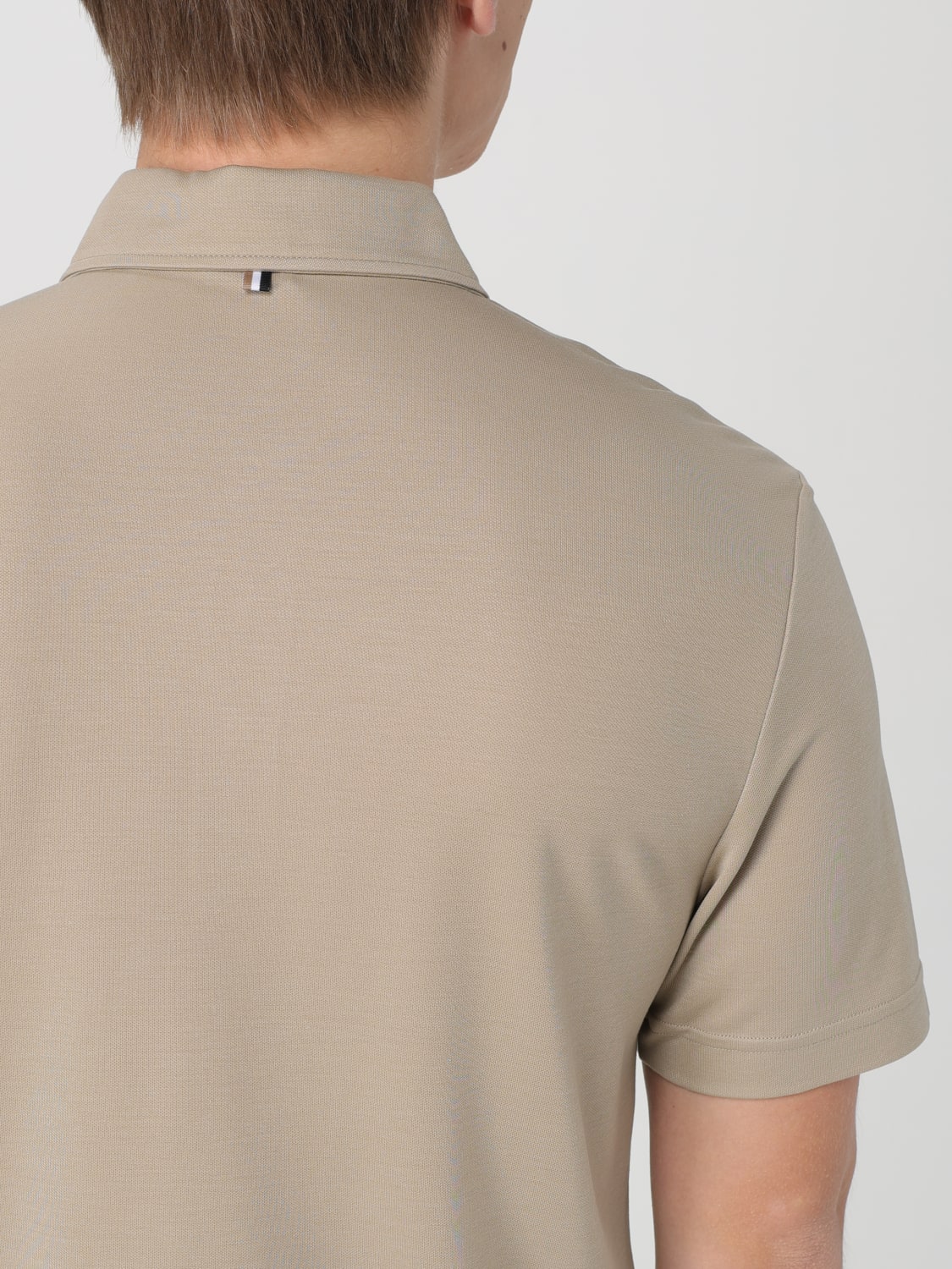 BOSS POLO SHIRT: Polo shirt men Boss, Beige - Img 3