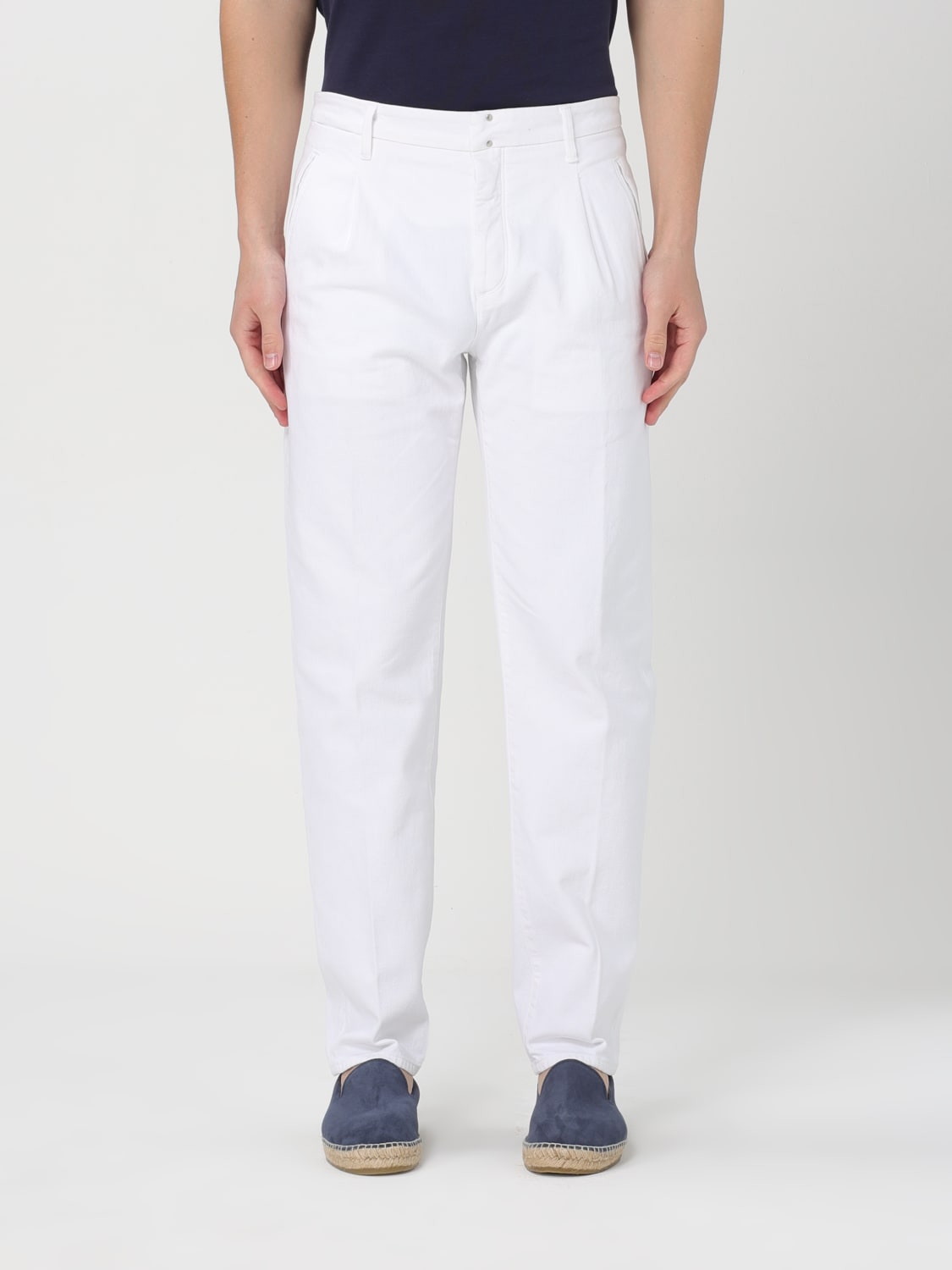 INCOTEX: Jeans men - White | Incotex jeans BDPX000500530S online at ...