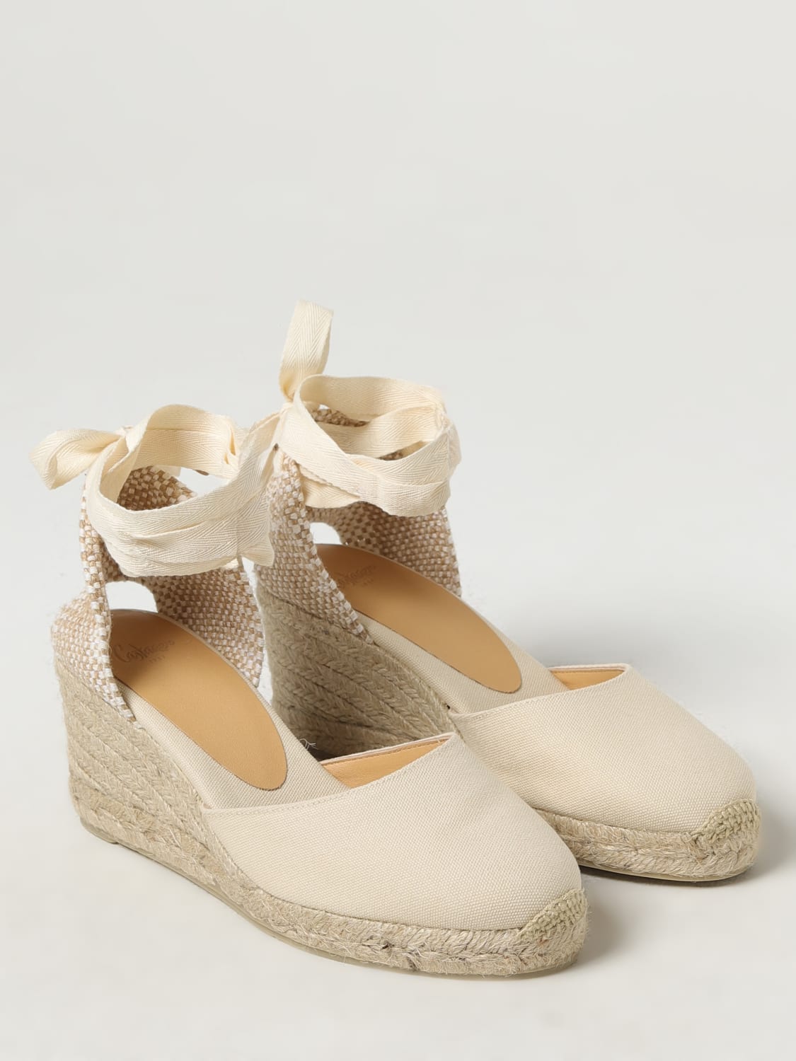 CASTAÑER ESPADRILLES: Wedge shoes woman CastaÑer, White 1 - Img 2