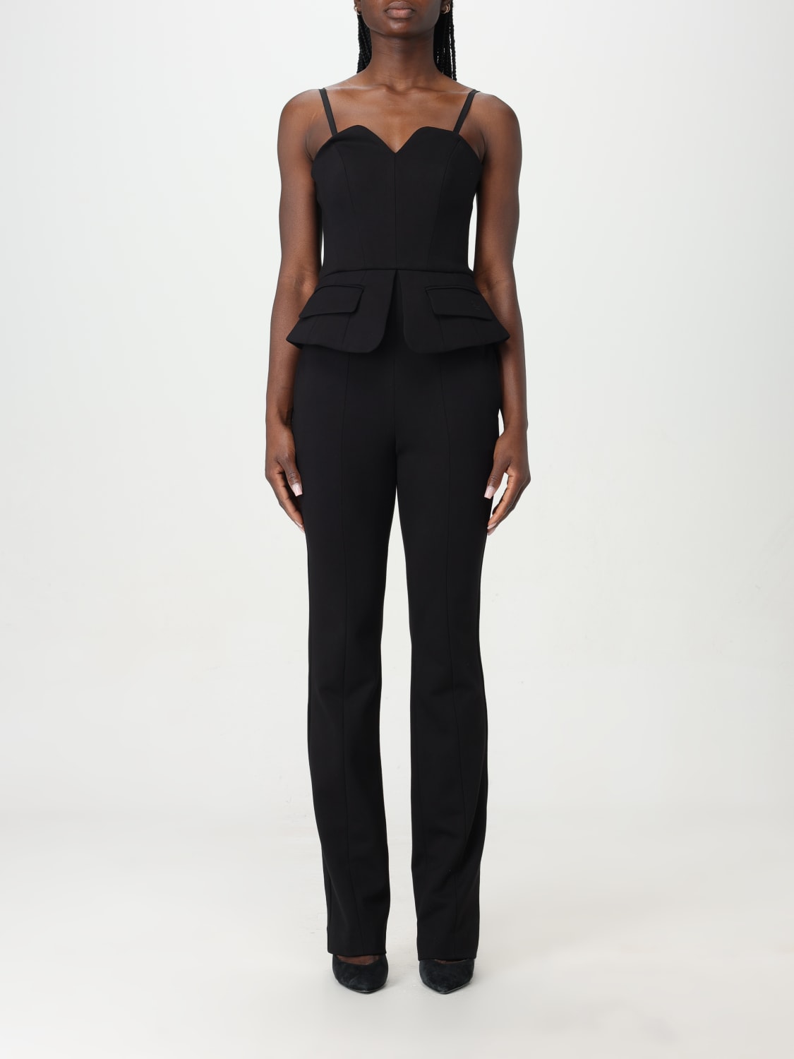 KARL LAGERFELD: Jumpsuits woman - Black | Karl Lagerfeld jumpsuits ...