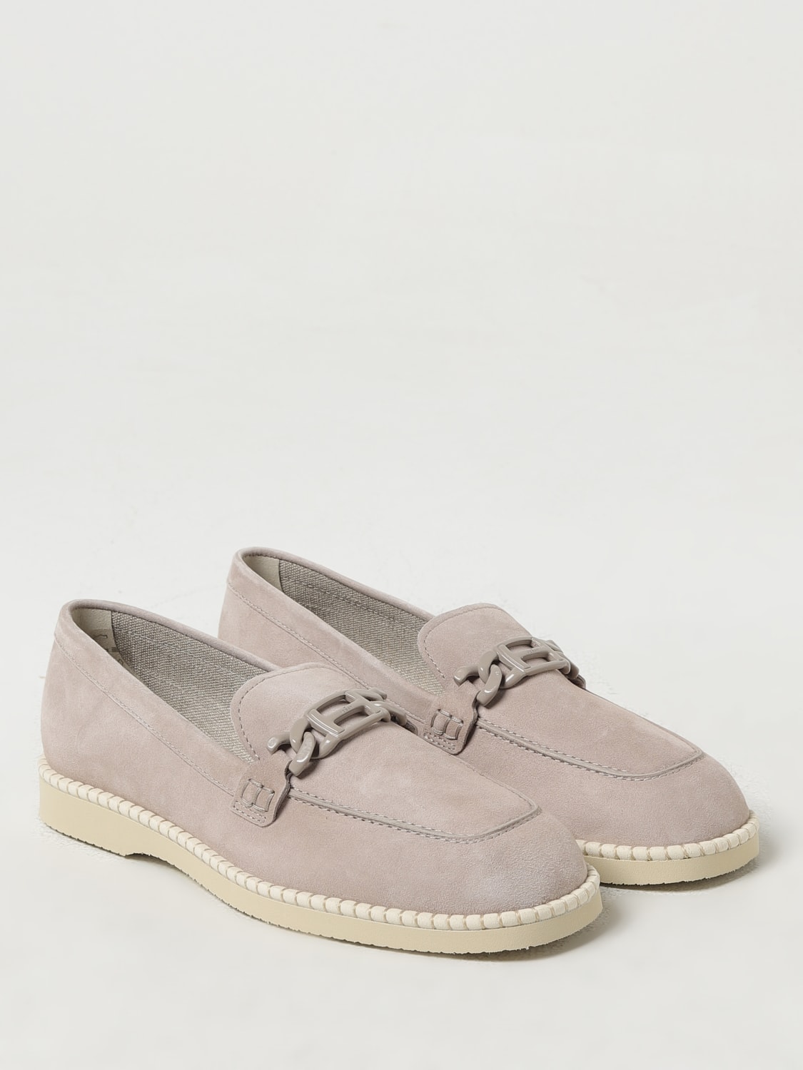 HOGAN LOAFERS: Shoes woman Hogan, Beige - Img 2