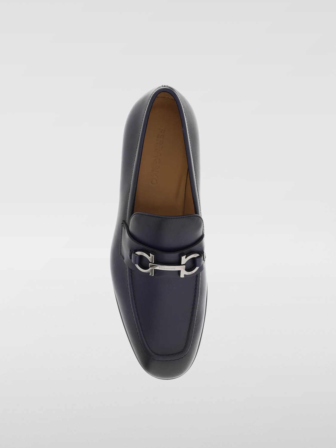 FERRAGAMO MOCASSINS: Mocassins homme Ferragamo, Bleu - Img 3