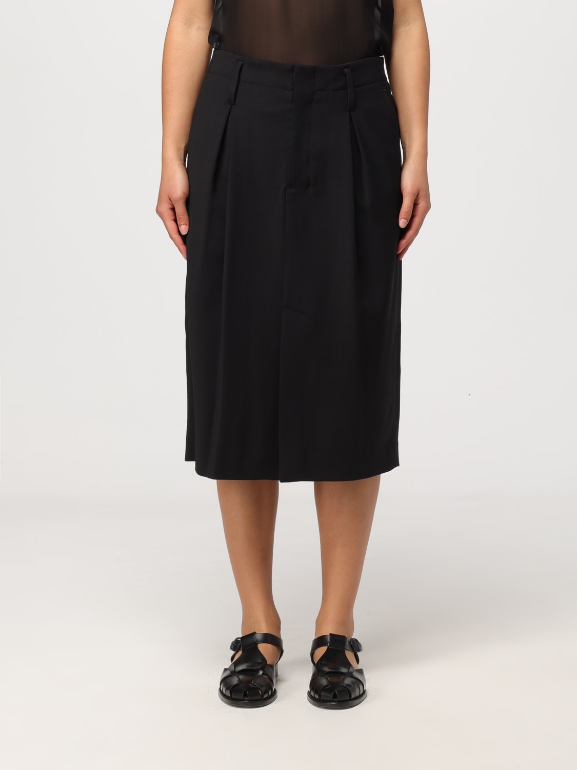 AMI|SKIRTS (FSK224 VI0007 001) AMI PARIS: Skirt woman - Black | Ami Paris skirt