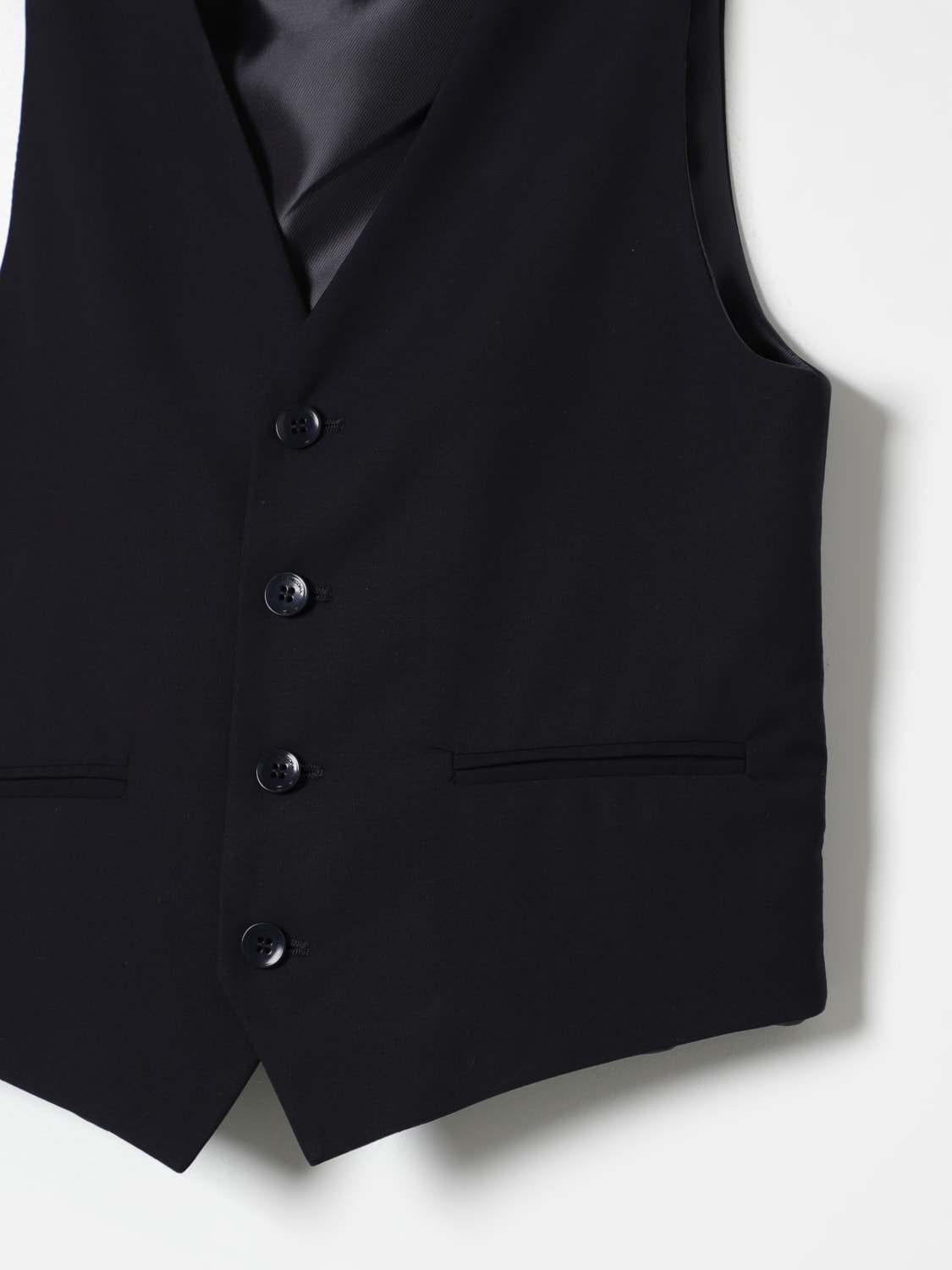 PAOLO PECORA WAISTCOAT: Waistcoat kids Paolo Pecora, Blue - Img 3