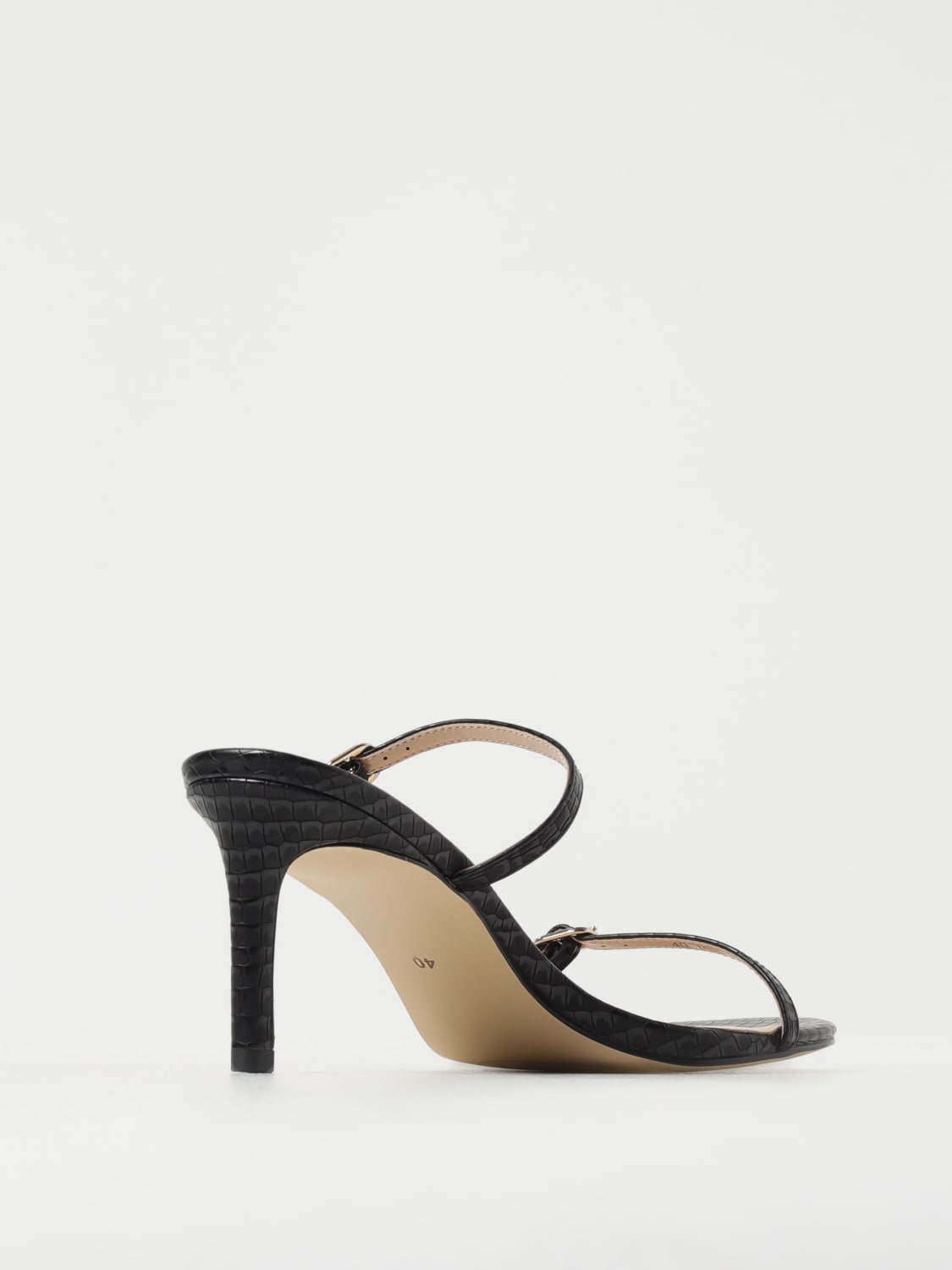 TWINSET HEELED SANDALS: Flat sandals woman Twinset, Black - Img 3