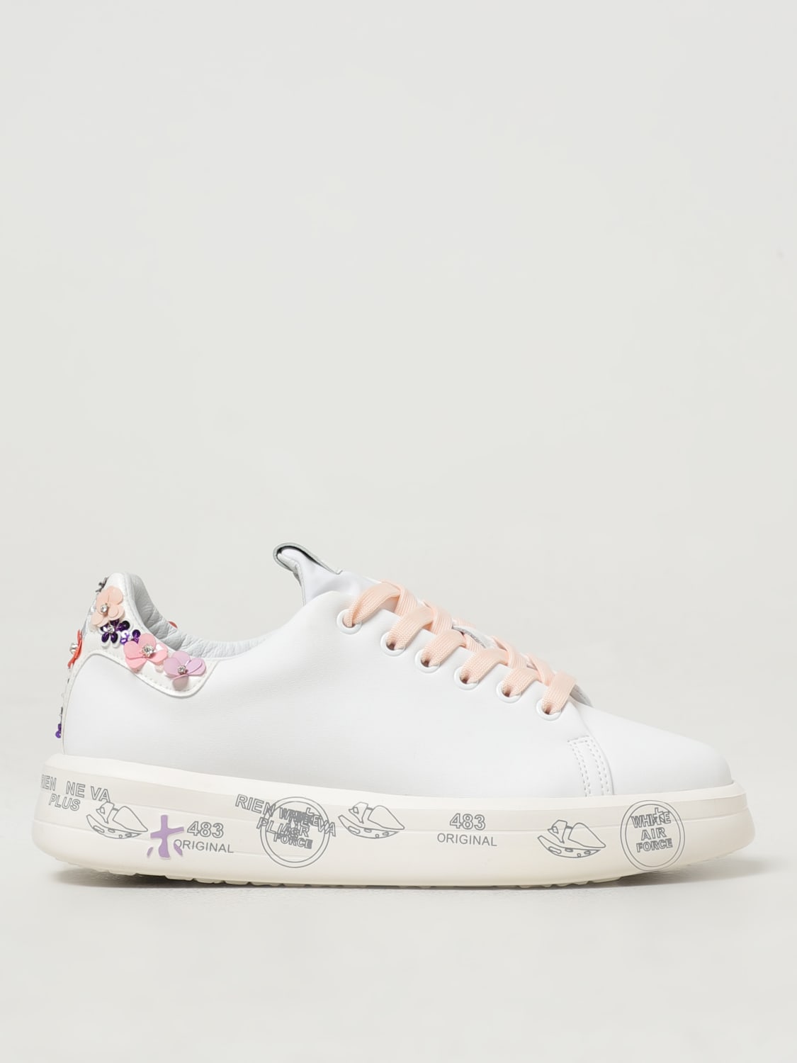 PREMIATA Sneakers woman White Premiata sneakers BELLE online at GIGLIO.COM