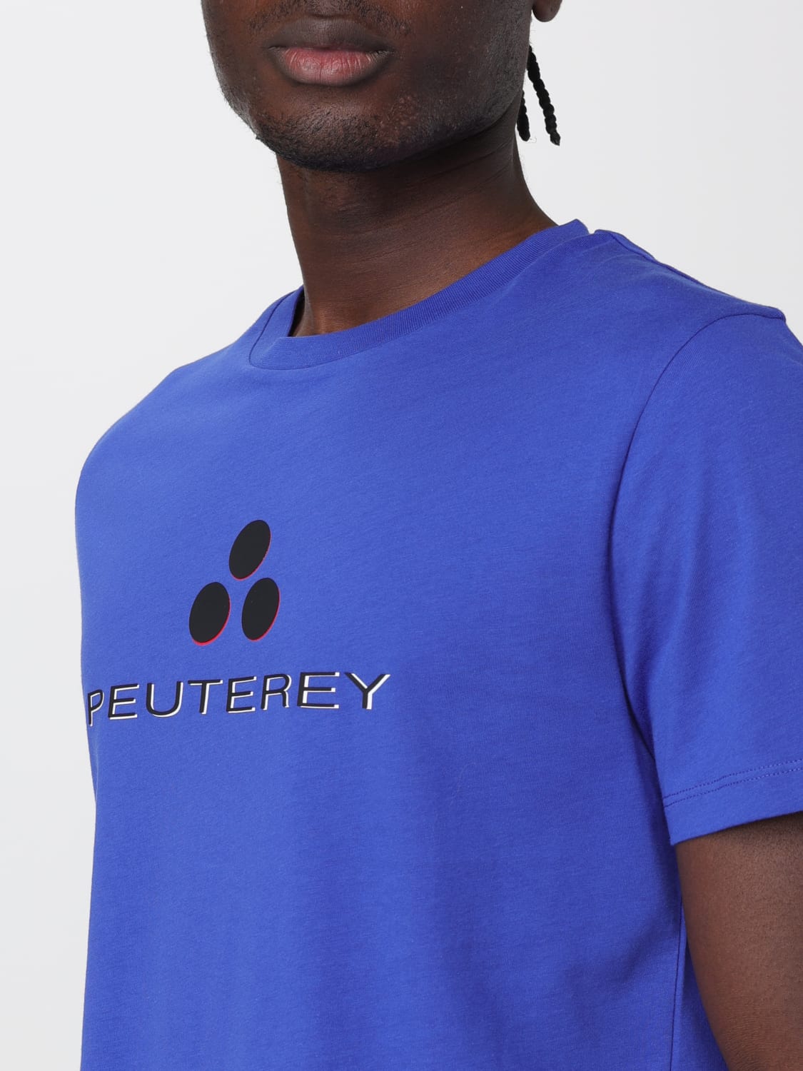 Tシャツ・カットソー PEUTEREY Men T-shirt Blue 1 PEU547999011969 640 PEUTEREY: T-shirt men - Blue 1 | Peuterey t-shirt