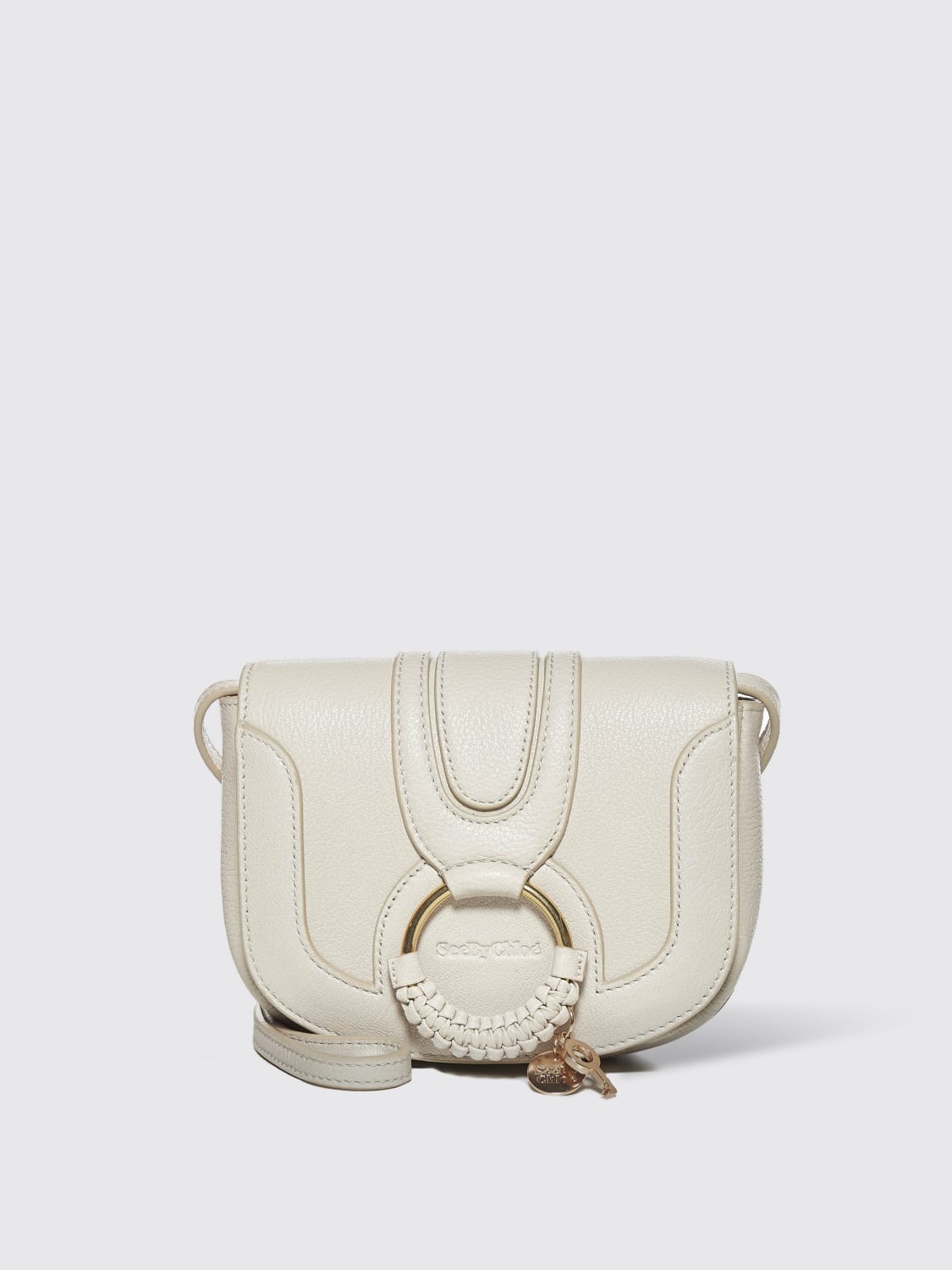 SEE BY CHLOÉ: Shoulder bag woman - Beige | See by Chloé mini bag  S17AS901305 online at GIGLIO.COM