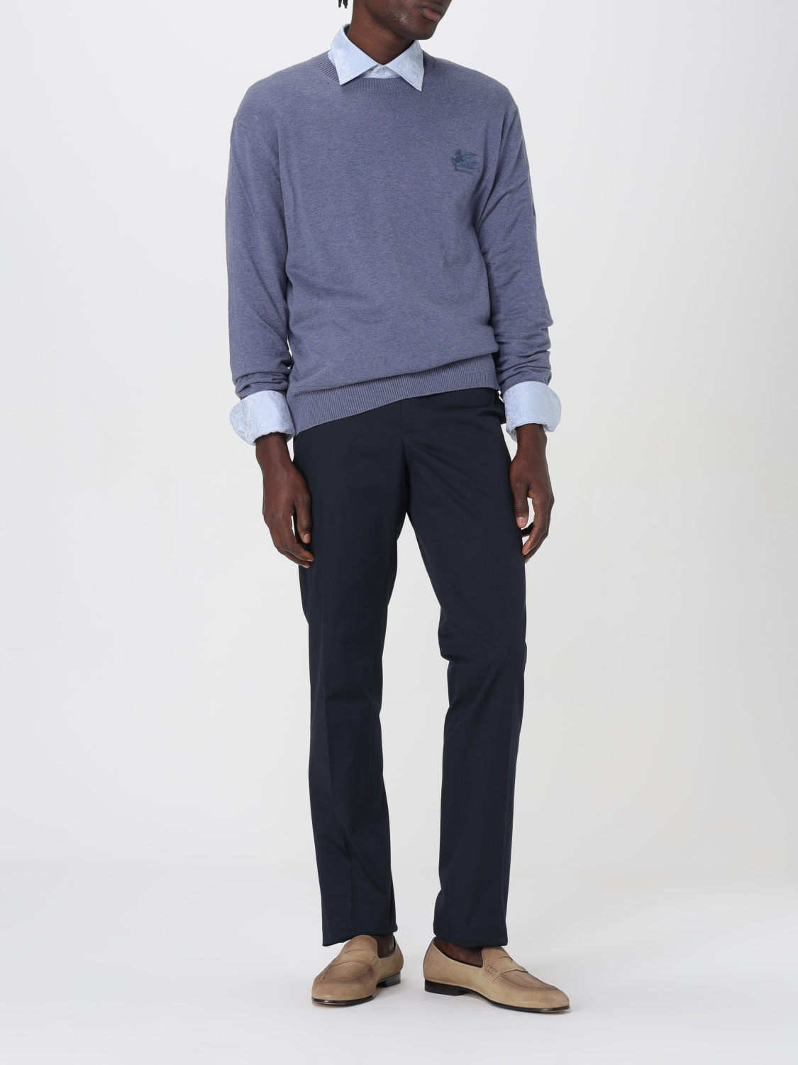 ETRO SWEATER: Sweater men Etro, Gnawed Blue - Img 2