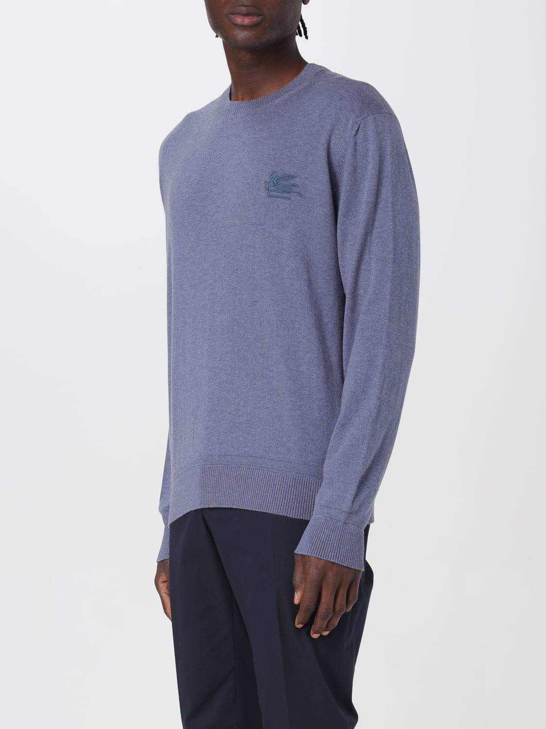 ETRO SWEATER: Sweater men Etro, Gnawed Blue - Img 4