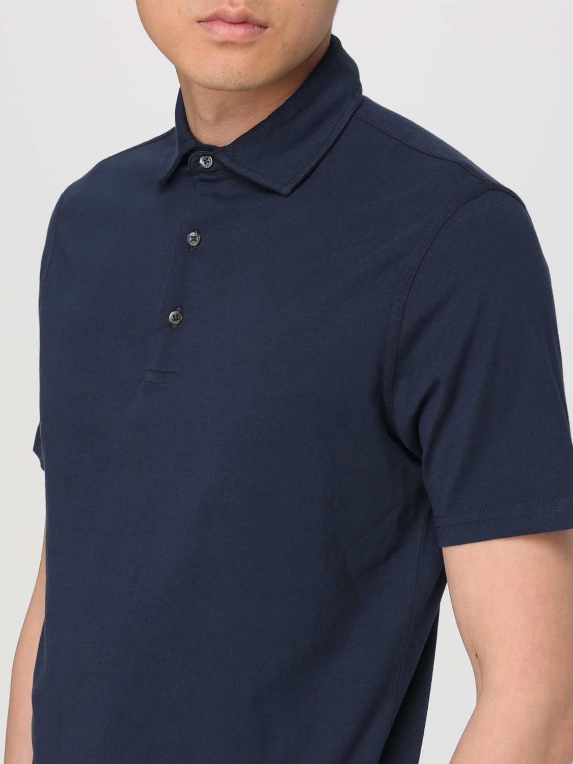 ASPESI POLO SHIRT: Polo shirt men Aspesi, Blue - Img 3