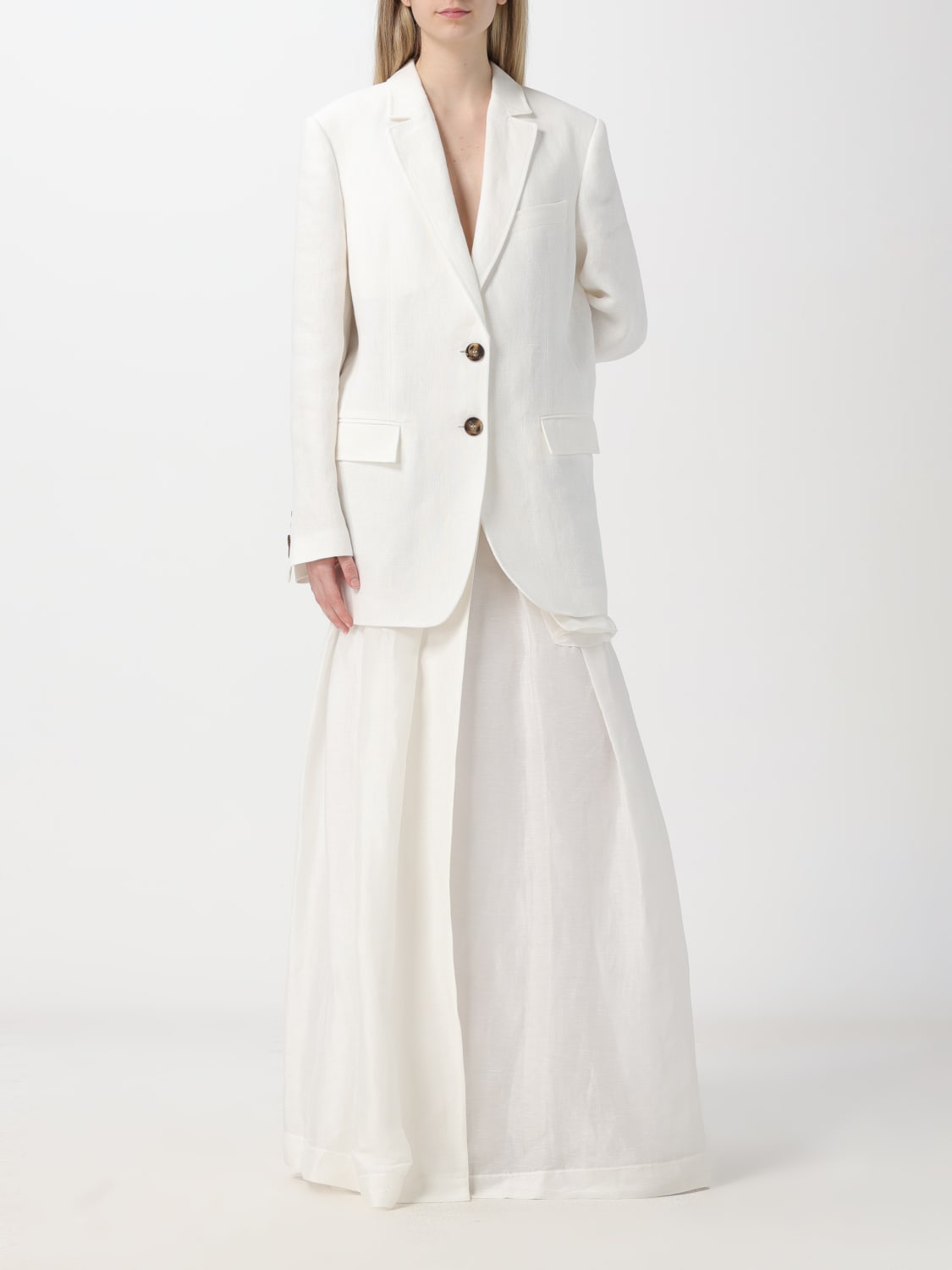 ALBERTA FERRETTI JUPE: Veste femme Alberta Ferretti, Blanc - Img 2