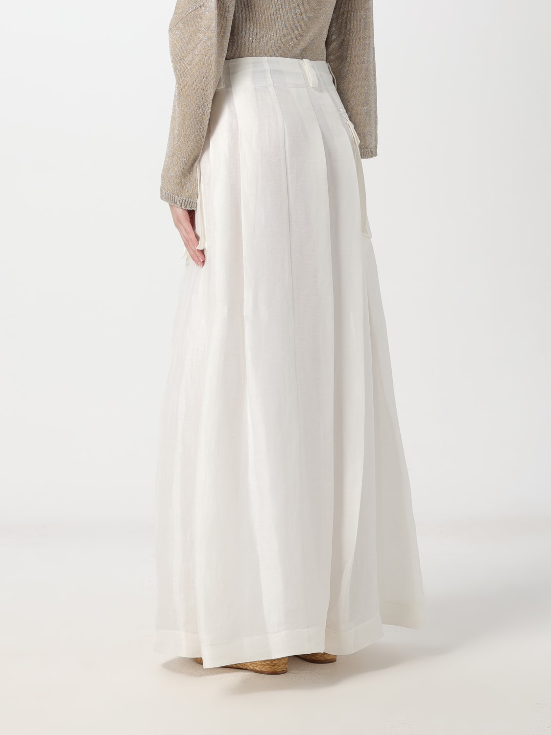 ALBERTA FERRETTI JUPE: Veste femme Alberta Ferretti, Blanc - Img 3