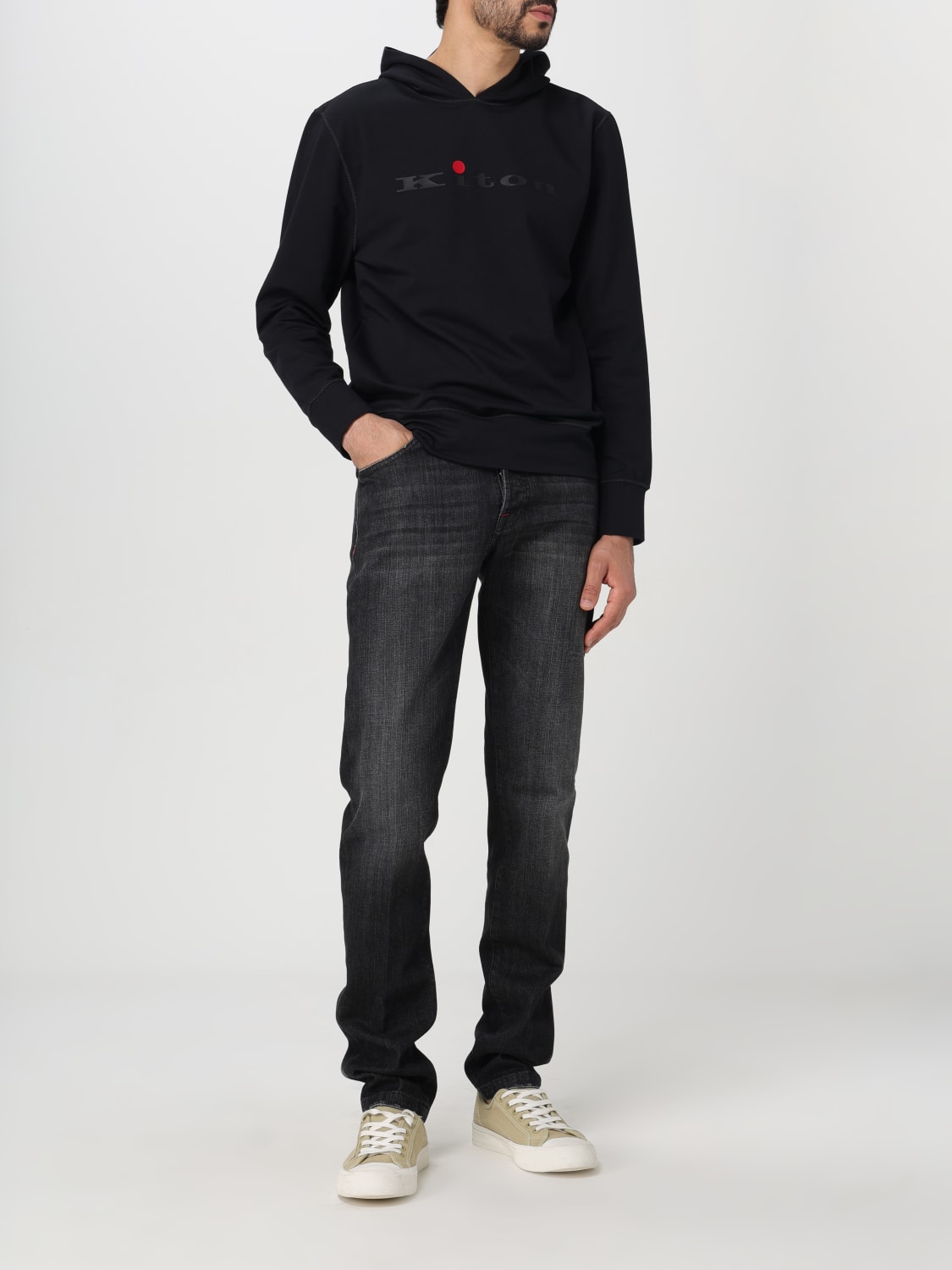 KITON SWEATSHIRT: Sweatshirt men Kiton, Black - Img 2