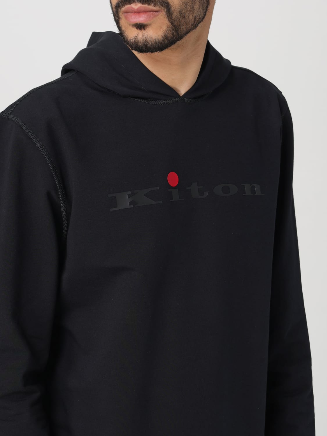 KITON SWEATSHIRT: Sweatshirt men Kiton, Black - Img 5