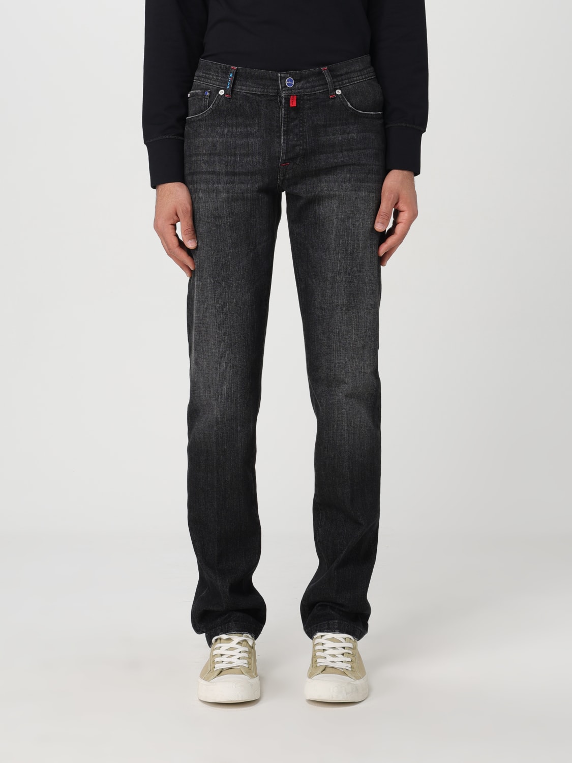 KITON PANTS: Pants men Kiton, Denim - Img 1