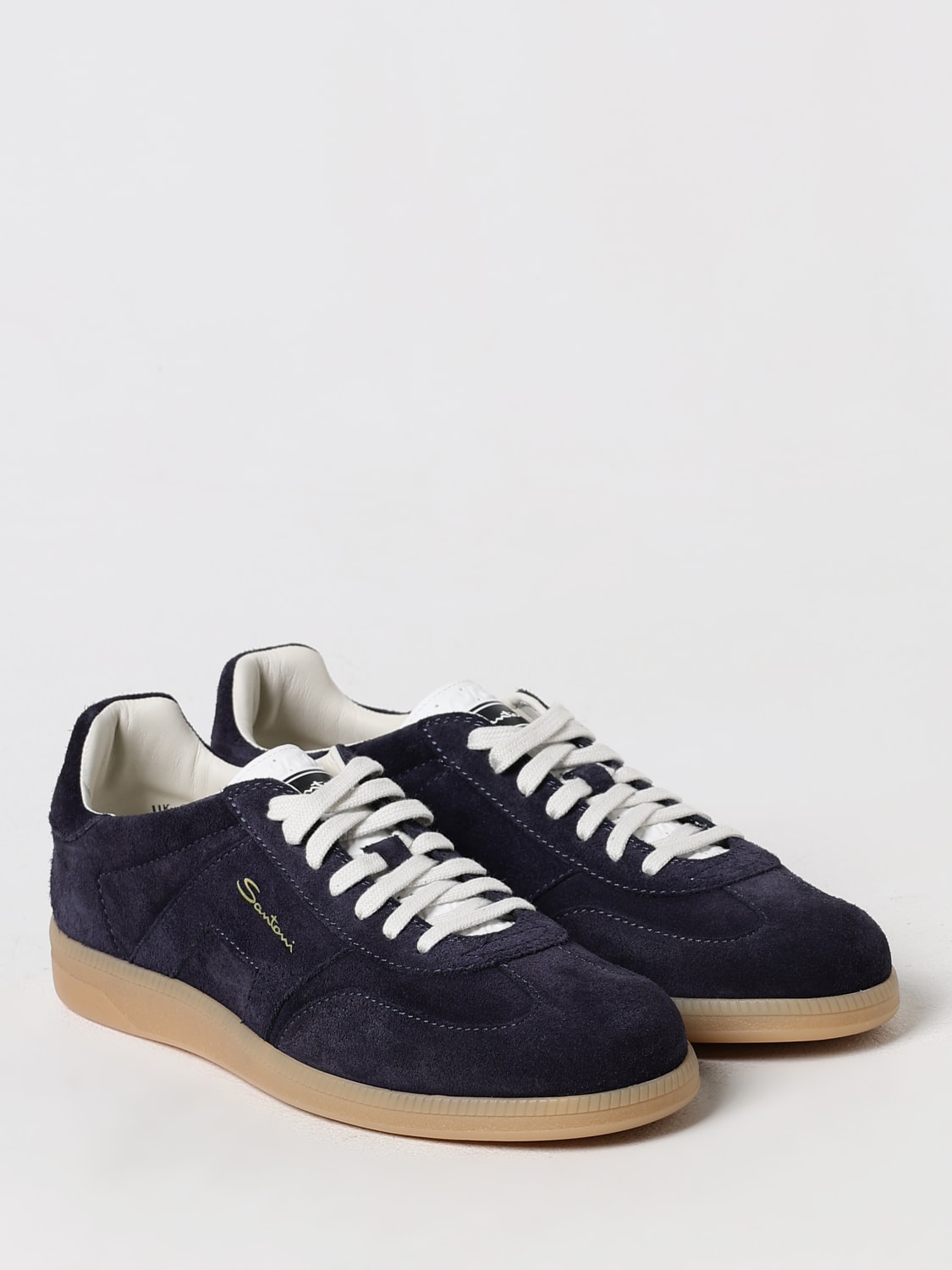 SANTONI SNEAKERS: Sneakers men Santoni, Blue - Img 2