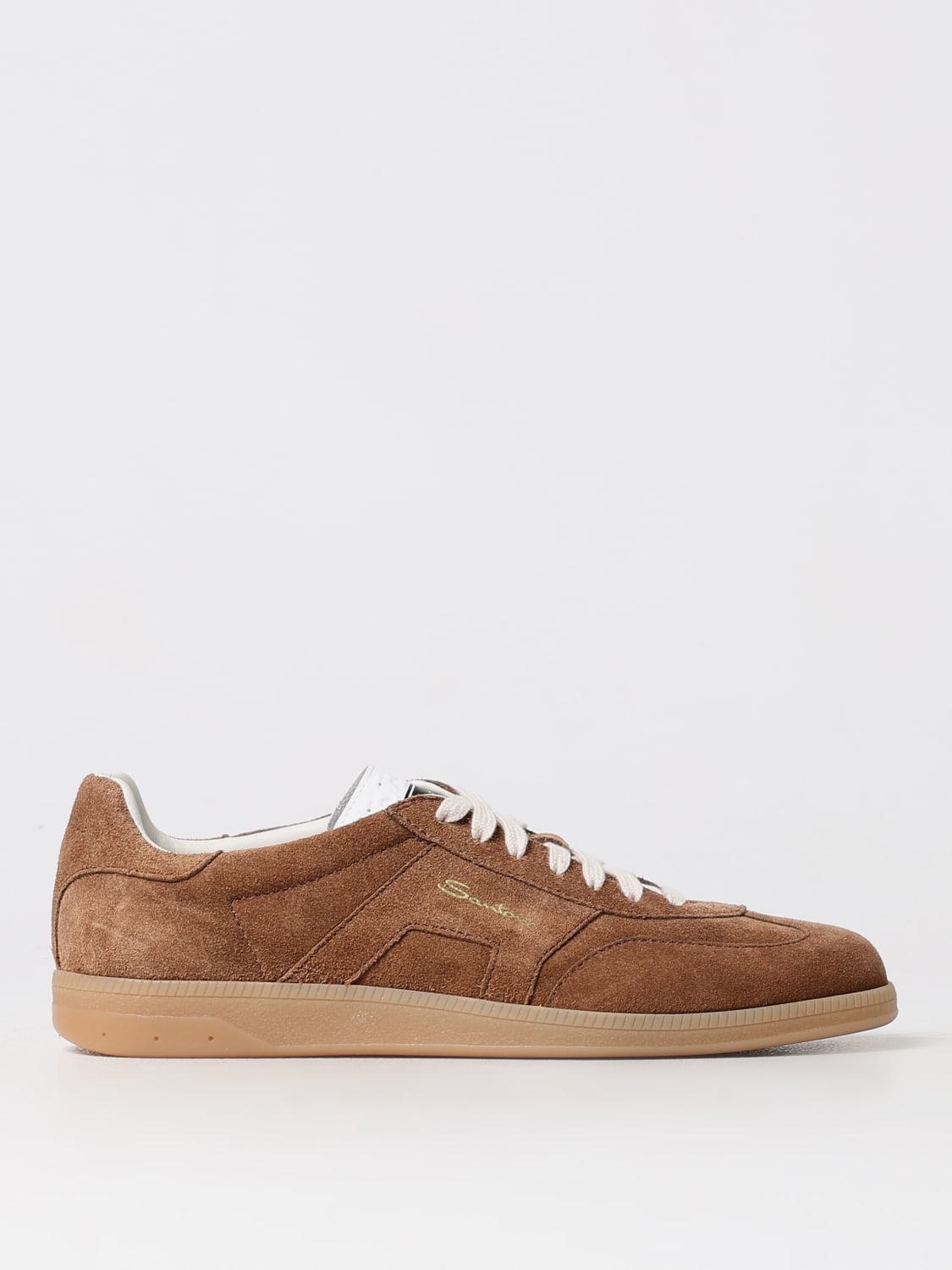 SANTONI SNEAKERS: Sneakers men Santoni, Brown - Img 1