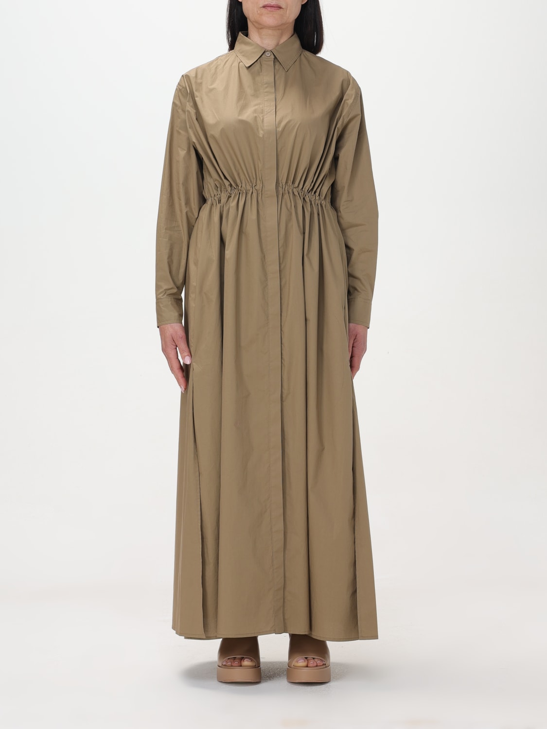 ROBERTO COLLINA DRESS: Dress woman Roberto Collina, Brown - Img 1