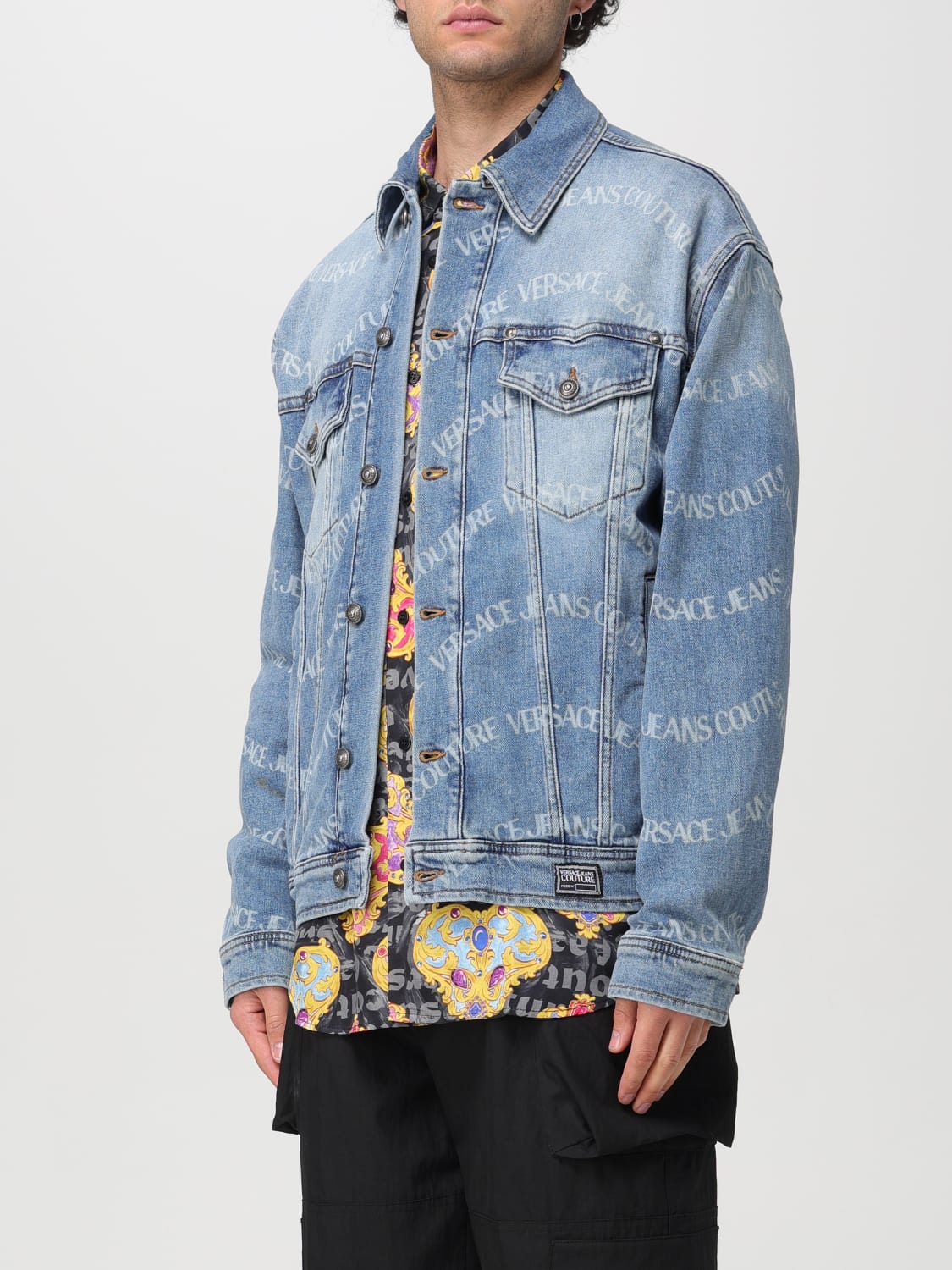 VERSACE JEANS COUTURE JACKET: Blazer men Versace Jeans Couture, Blue - Img 3