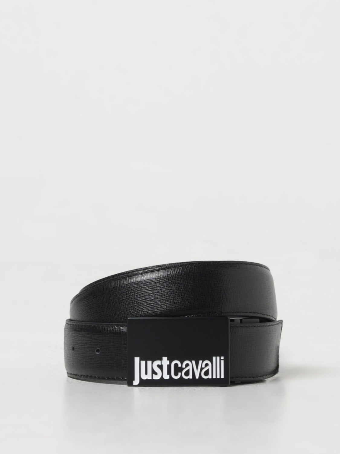 JUST CAVALLI CINTURA: Cintura Just Cavalli reversibile in pelle , Nero - Img 2